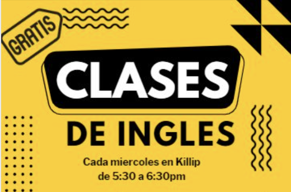  free english language classes each wednesday at killip elementary from five-thirty to six-thirty